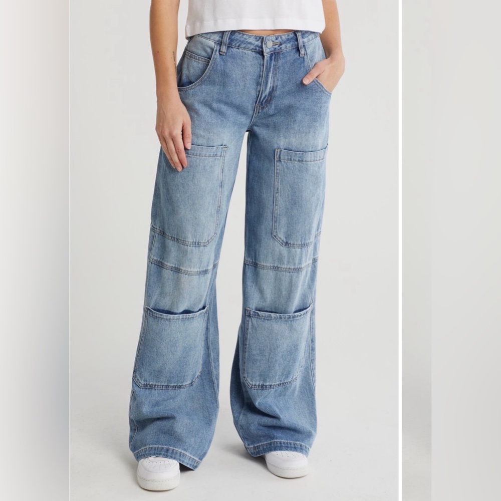 PTCL Wide Leg Jeans size 27 like new 34”